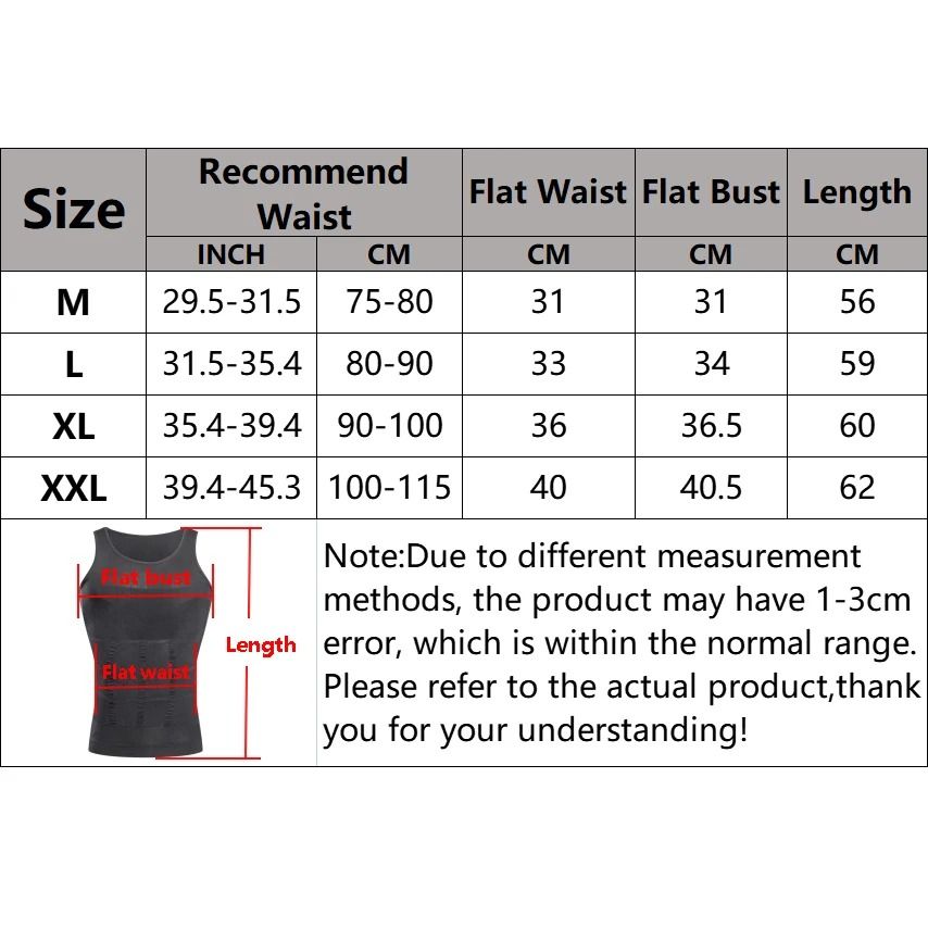 Men Compression Body Shaper Tank Top With Waist Control And Seamless Slimming Fit 5