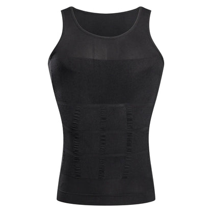 Men Compression Body Shaper Tank Top With Waist Control And Seamless Slimming Fit 7