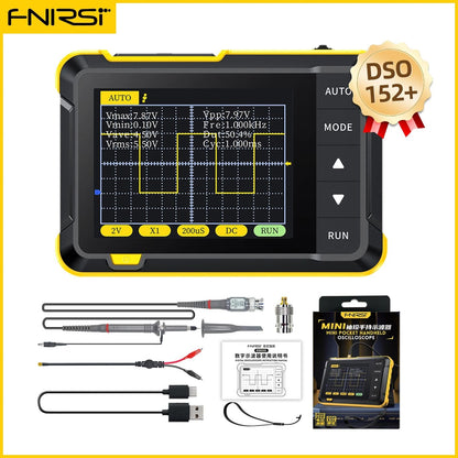 FNIRSI Mini Handheld Digital Oscilloscope With 10MHz Bandwidth For Electronic Repair And Diagnostic 10