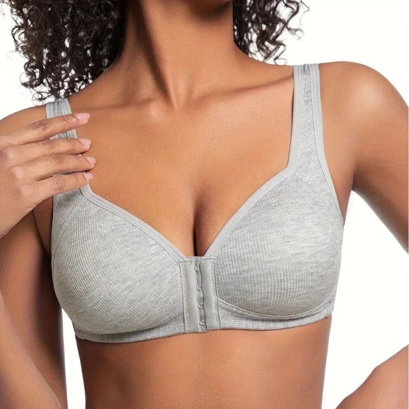 Wire Free Front Closure Comfort Bra For Women 2