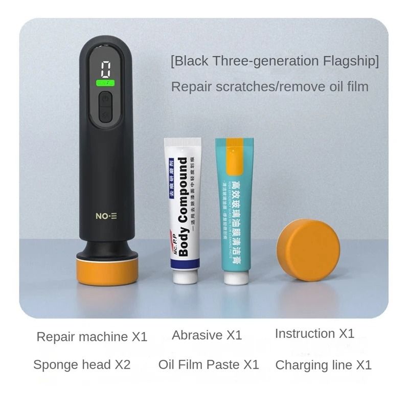 LEIBOO Wireless Car Polishing And Scratch Repair Machine With 12000RPM Motor And Glass Oil Film Rem 4