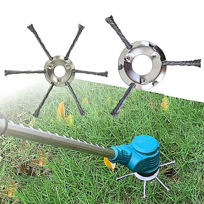 Steel Wire Weed Brush Trimmer Head For Lawnmower 4