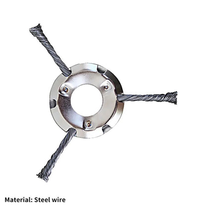 Steel Wire Weed Brush Trimmer Head For Lawnmower 7