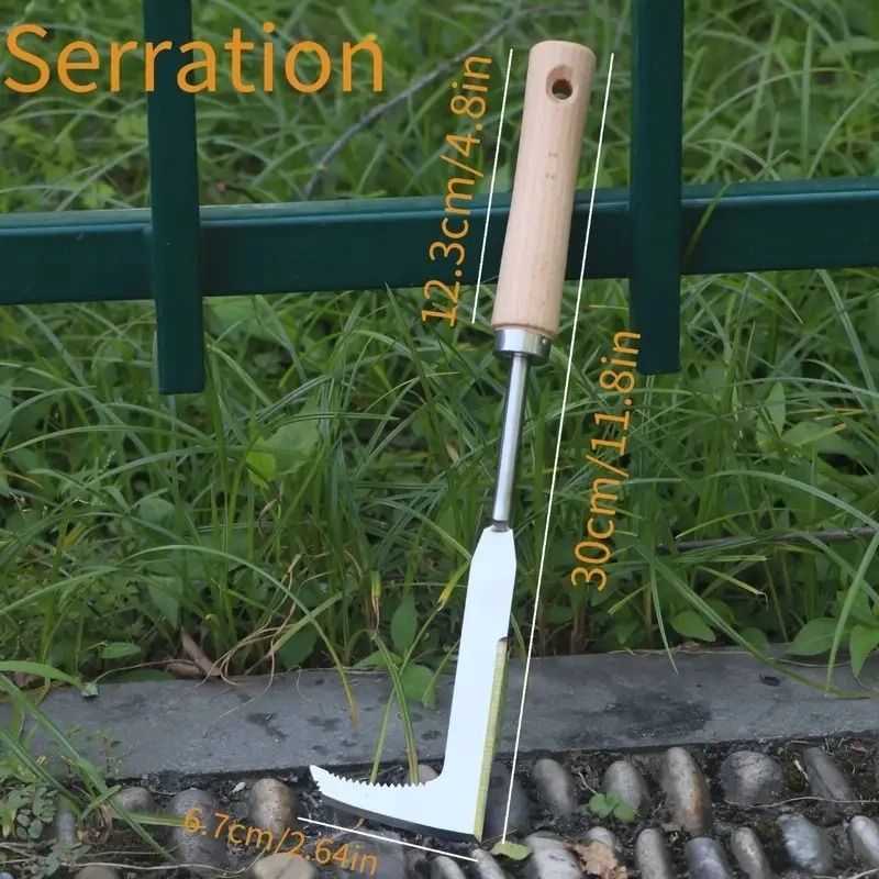 Heavy Duty Carbon Steel Weeding Shovel With Ergonomic Grip 6