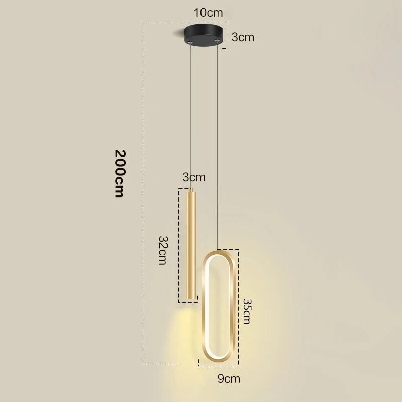 Nordic LED Pendant Light For Kitchen Dining Living Room Or Bedroom Interior Lighting Decor 7