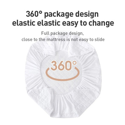 Waterproof Mattress Protector Fitted Sheet Cover For Single Double Beds In Multiple Sizes 5