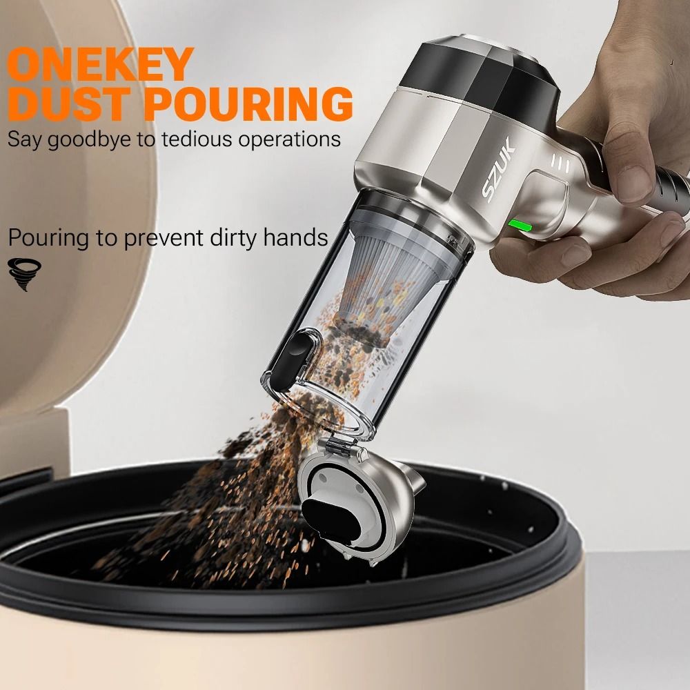 Cordless Car Vacuum Cleaner With Strong Suction And Portable Handheld Design 1