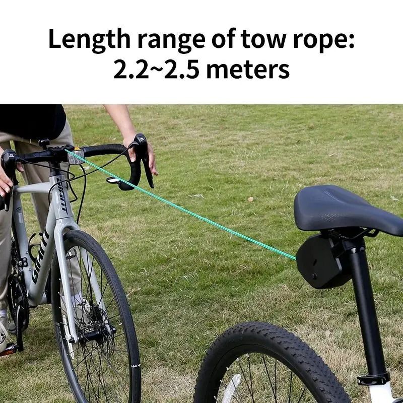 Bicycle Tow Rope For Parent Child Cycling With Strong Elastic Pull Cord For Road And Mountain Bikes 5