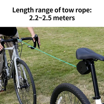 Bicycle Tow Rope For Parent Child Cycling With Strong Elastic Pull Cord For Road And Mountain Bikes 5