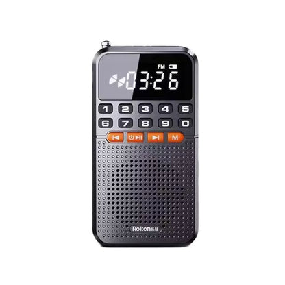 Mini Bluetooth Pocket Radio  Portable FM Receiver  Music Player With Flashlight 6