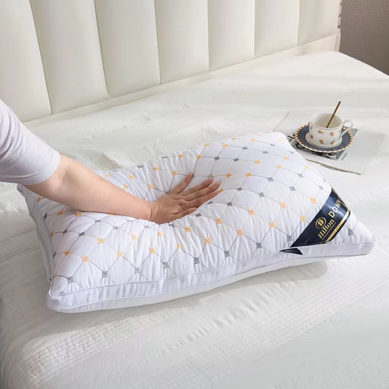 Soft Polyester Pillow Insert  Durable HotelQuality Bedding For Home  Dorm Use 7