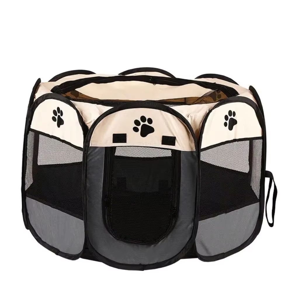 Foldable Pet Playpen  Portable Octagon Kennel For Dogs Cats  Small Animals 5