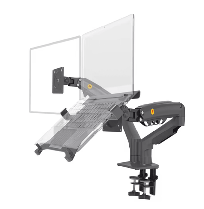 Dual Arm Monitor Mount With Gas Spring For Monitor And Laptop Stand 3