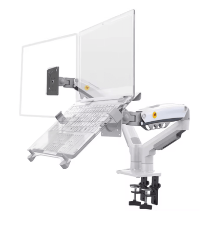Dual Arm Monitor Mount With Gas Spring For Monitor And Laptop Stand 4