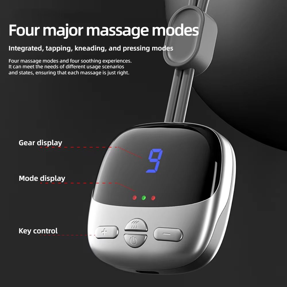 Mini Smart Neck Massager – Portable Heated Cervical Spine Relaxation Device