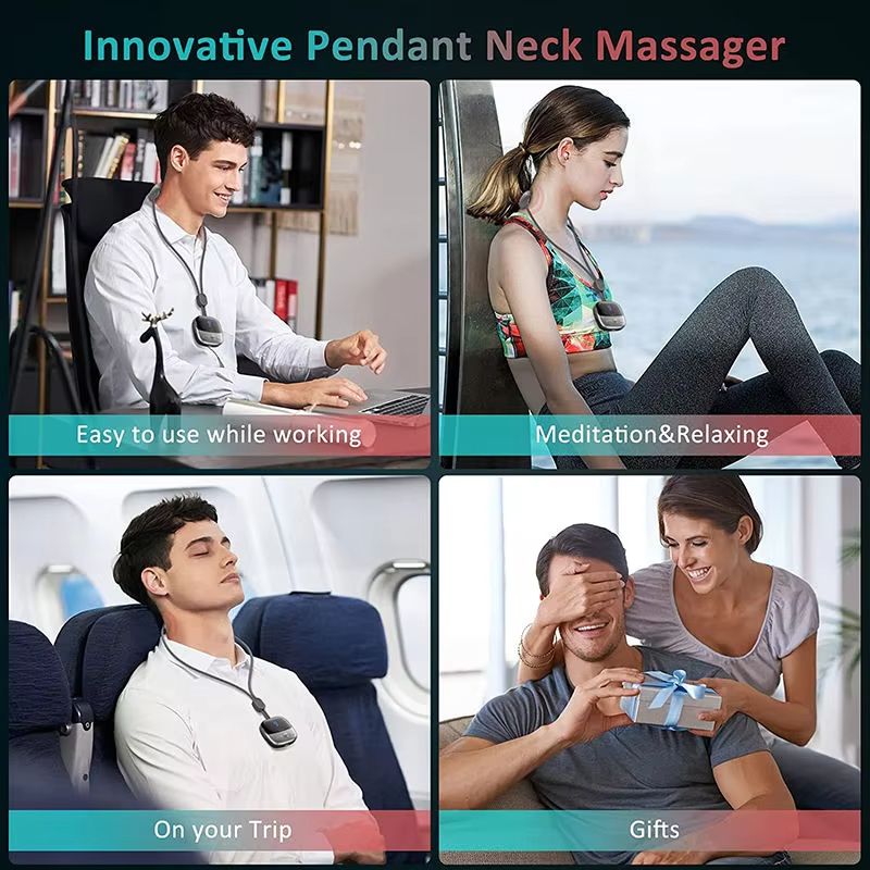 Mini Smart Neck Massager  Portable Heated Cervical Spine Relaxation Device 2