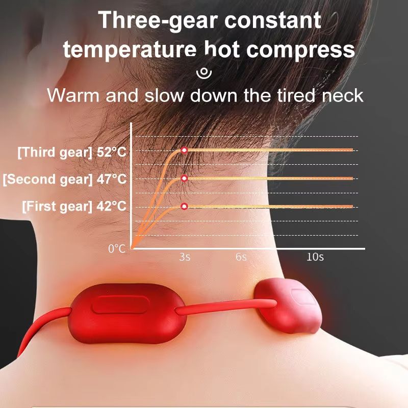 Mini Smart Neck Massager  Portable Heated Cervical Spine Relaxation Device 4
