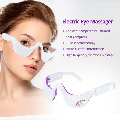Electric Eye Massager – Rechargeable Anti-Wrinkle Eye Care Tool for Fatigue Relief