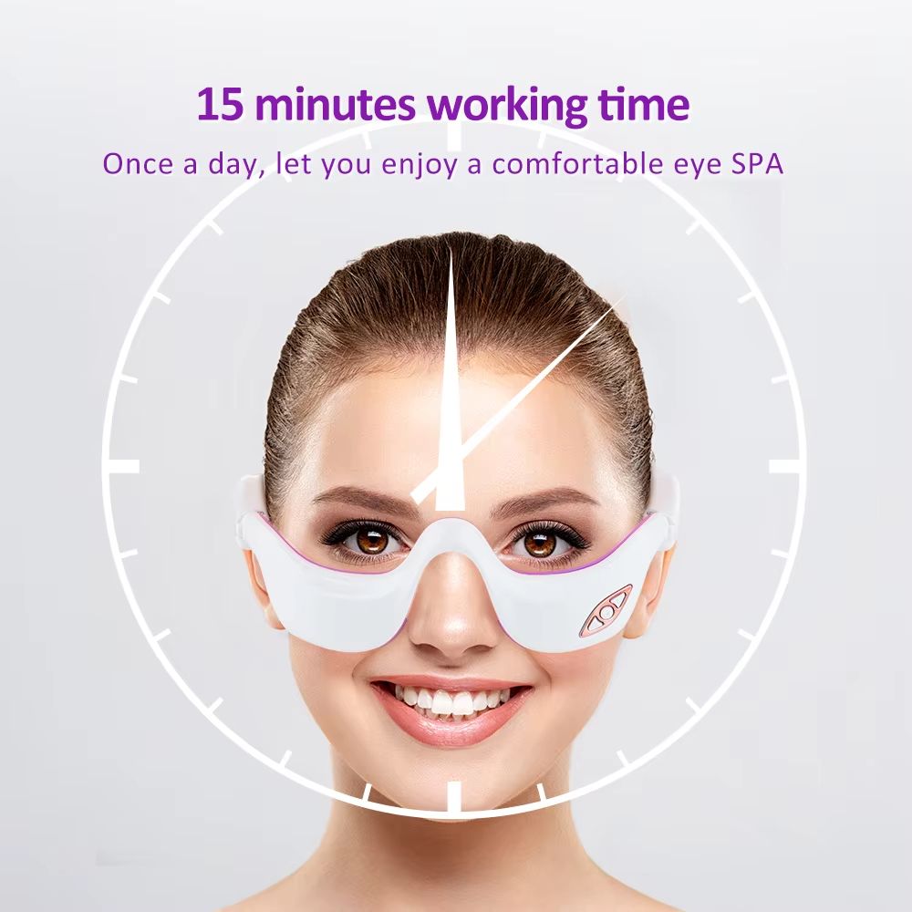 Electric Eye Massager  Rechargeable AntiWrinkle Eye Care Tool For Fatigue Relief 4