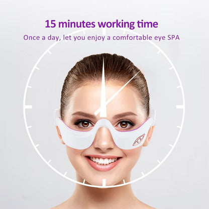 Electric Eye Massager  Rechargeable AntiWrinkle Eye Care Tool For Fatigue Relief 4