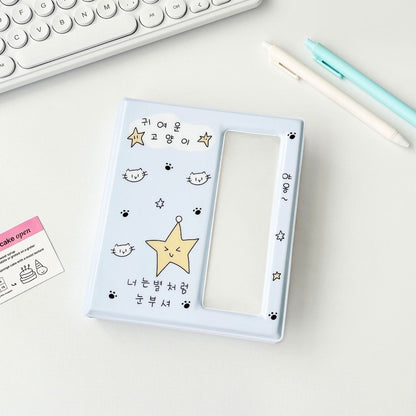 60 Pockets Photo Album, Large Capacity PVC Photo Holder for Photocards, ID Cards & Instant Film, Durable Photocard Col