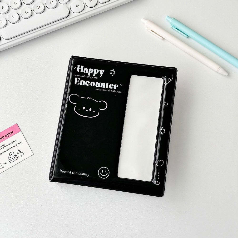 60 Pockets Photo Album, Large Capacity PVC Photo Holder for Photocards, ID Cards & Instant Film, Durable Photocard Col