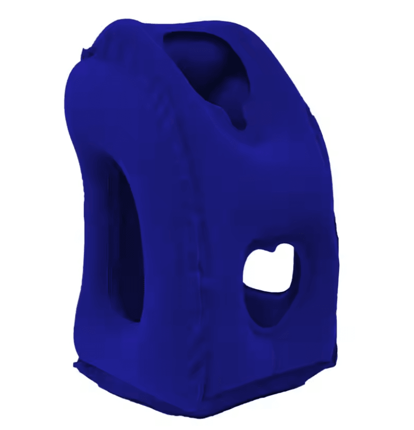 Inflatable Chin Support Travel Pillow Air Cushion For Neck And Headrest 7