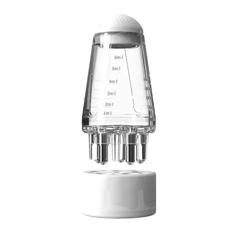 Hexagonal Oil Roller Ball Massage Comb, Scalp Applicator for Hair Regeneration & Relaxation, Styling Comb