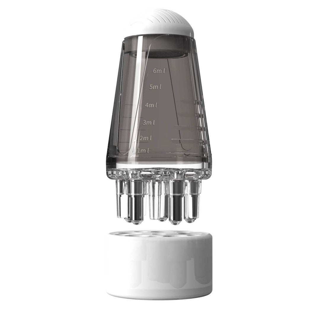 Hexagonal Oil Roller Ball Massage Comb, Scalp Applicator for Hair Regeneration & Relaxation, Styling Comb