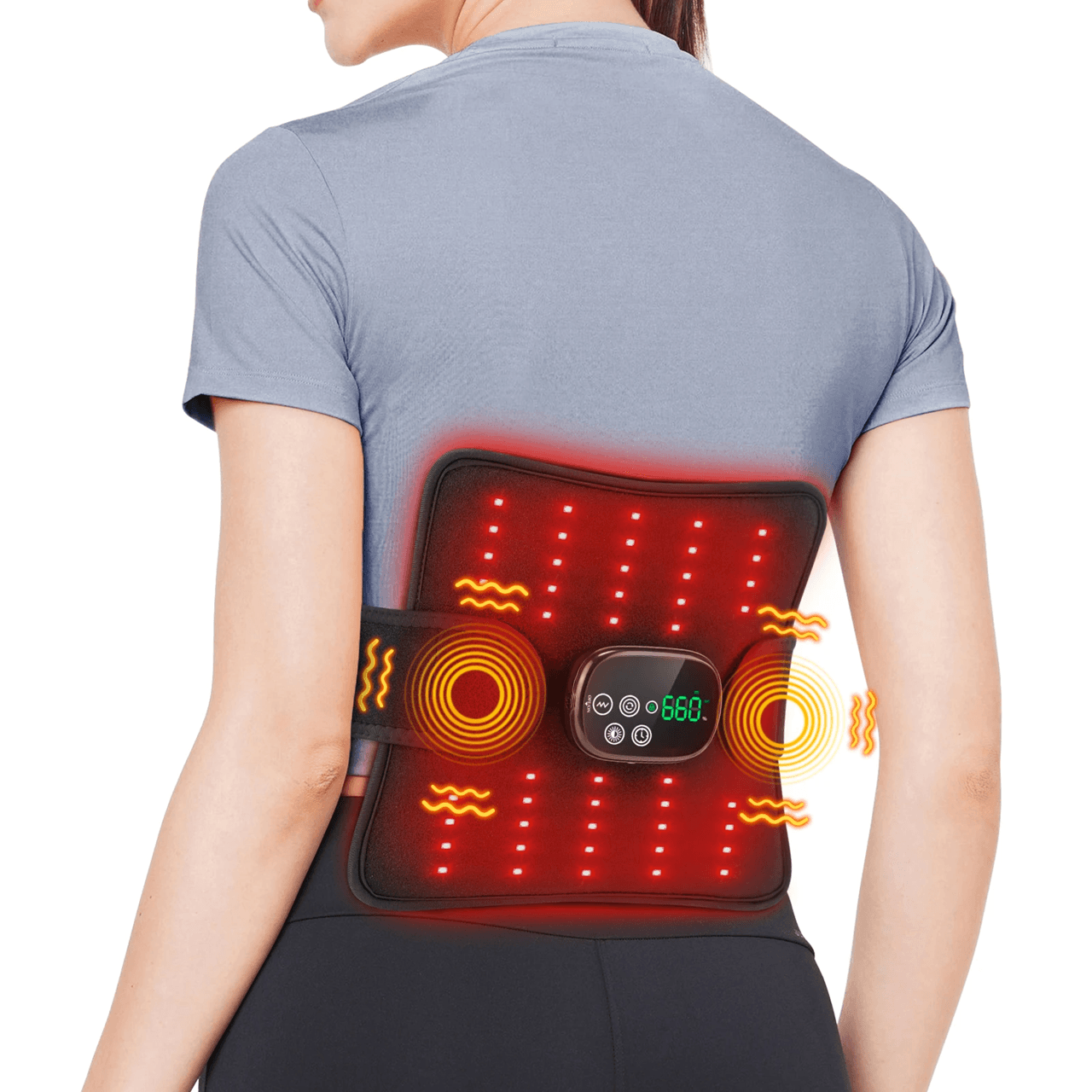 Infrared Knee Massager Heated Vibration Brace Wrap 1