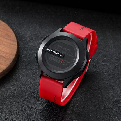 Waterproof Fitness Sports Watch for Men, LED Digital Display, Multifunction Alarm Clock Electronic Watch