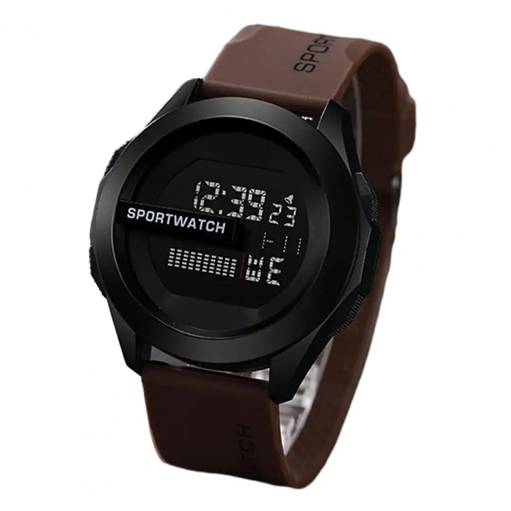 Waterproof Fitness Sports Watch for Men, LED Digital Display, Multifunction Alarm Clock Electronic Watch