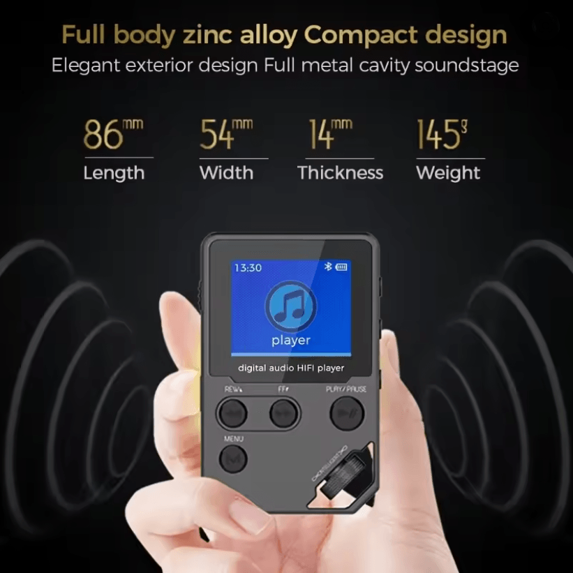 C5 8GB Lossless Bluetooth MP3 Player With FM Radio And Voice Recorder 1