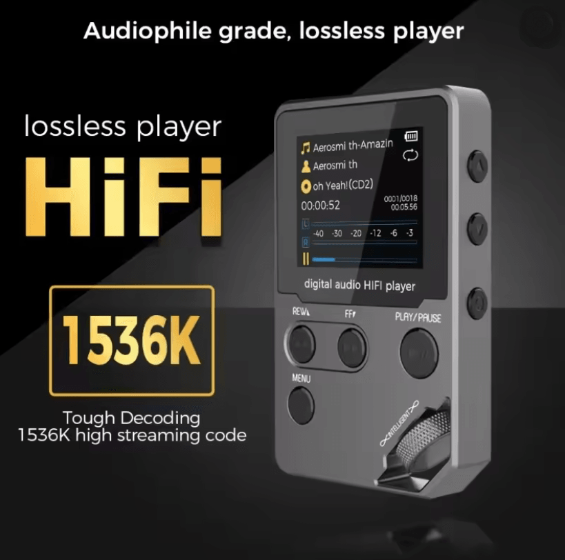 C5 8GB Lossless Bluetooth MP3 Player With FM Radio And Voice Recorder 2