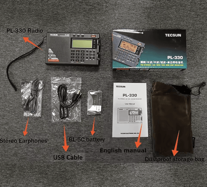 Tecsun PL330 Portable Shortwave Radio Receiver DSP With SSB 2