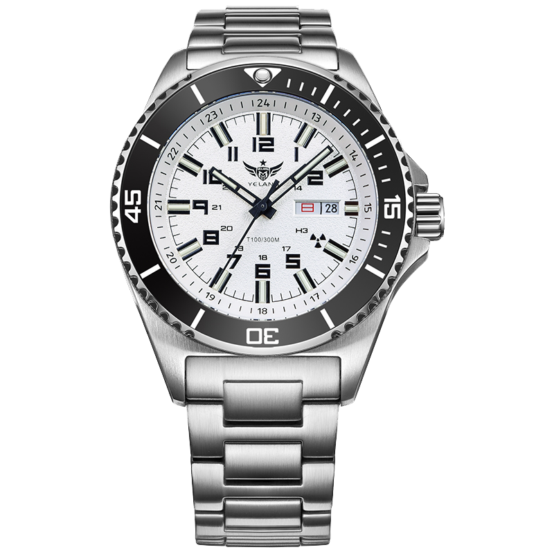 Automatic Mechanical Watch 44mm, Japan 8205 Movement, Men Diver Luxury Watch, 300M Waterproof Luminous