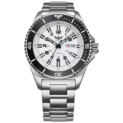 Automatic Mechanical Watch 44mm, Japan 8205 Movement, Men Diver Luxury Watch, 300M Waterproof Luminous
