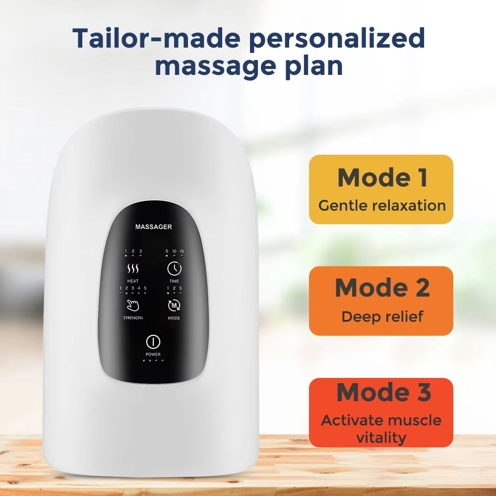 ThermaPalm Airbag Hand Massager  Deep Kneading  Heated Palm Compression 2