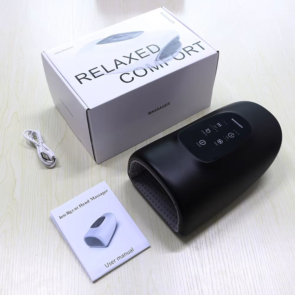 ThermaPalm Airbag Hand Massager  Deep Kneading  Heated Palm Compression 8