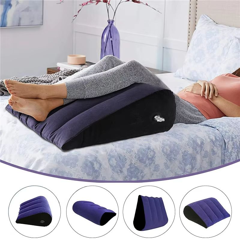 TriForm Inflatable Travel  Body Pillow  MultiPosition Lumbar Wedge 5