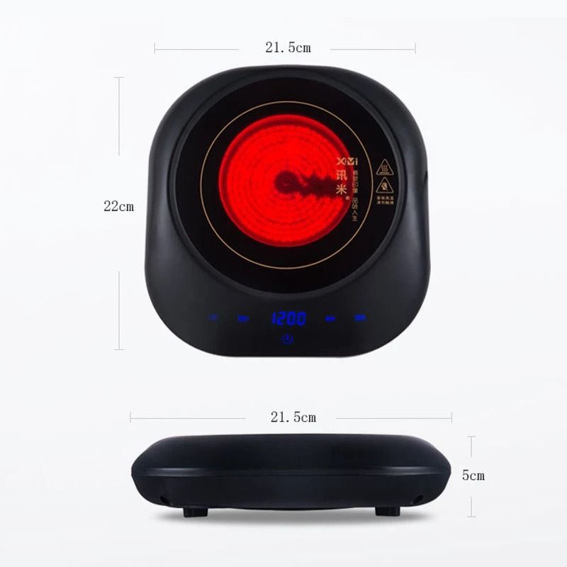 Electric Ceramic Tea Stove Hot Plate With Smart Temperature Control 6