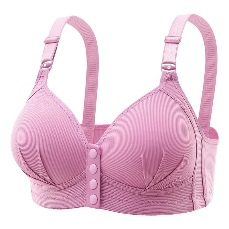 Front Buckle Push Up Bra For Women Comfortable Adjustable Thin Cup 9