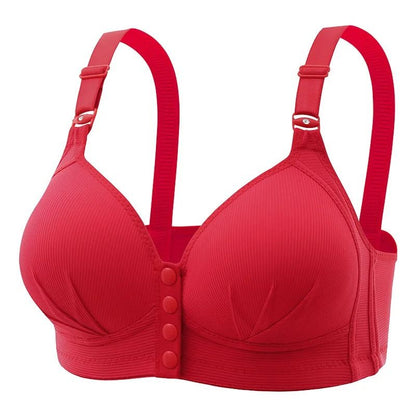 Front Buckle Push Up Bra For Women Comfortable Adjustable Thin Cup 10
