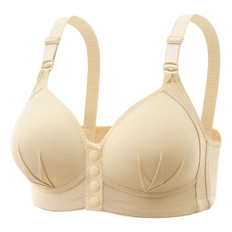 Front Buckle Push Up Bra For Women Comfortable Adjustable Thin Cup 11