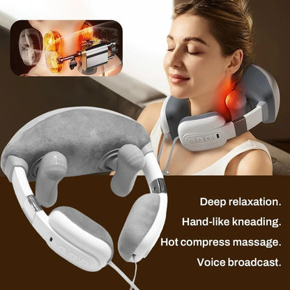 Simulated Finger Massage Shawl For Shoulder And Neck Relief 2