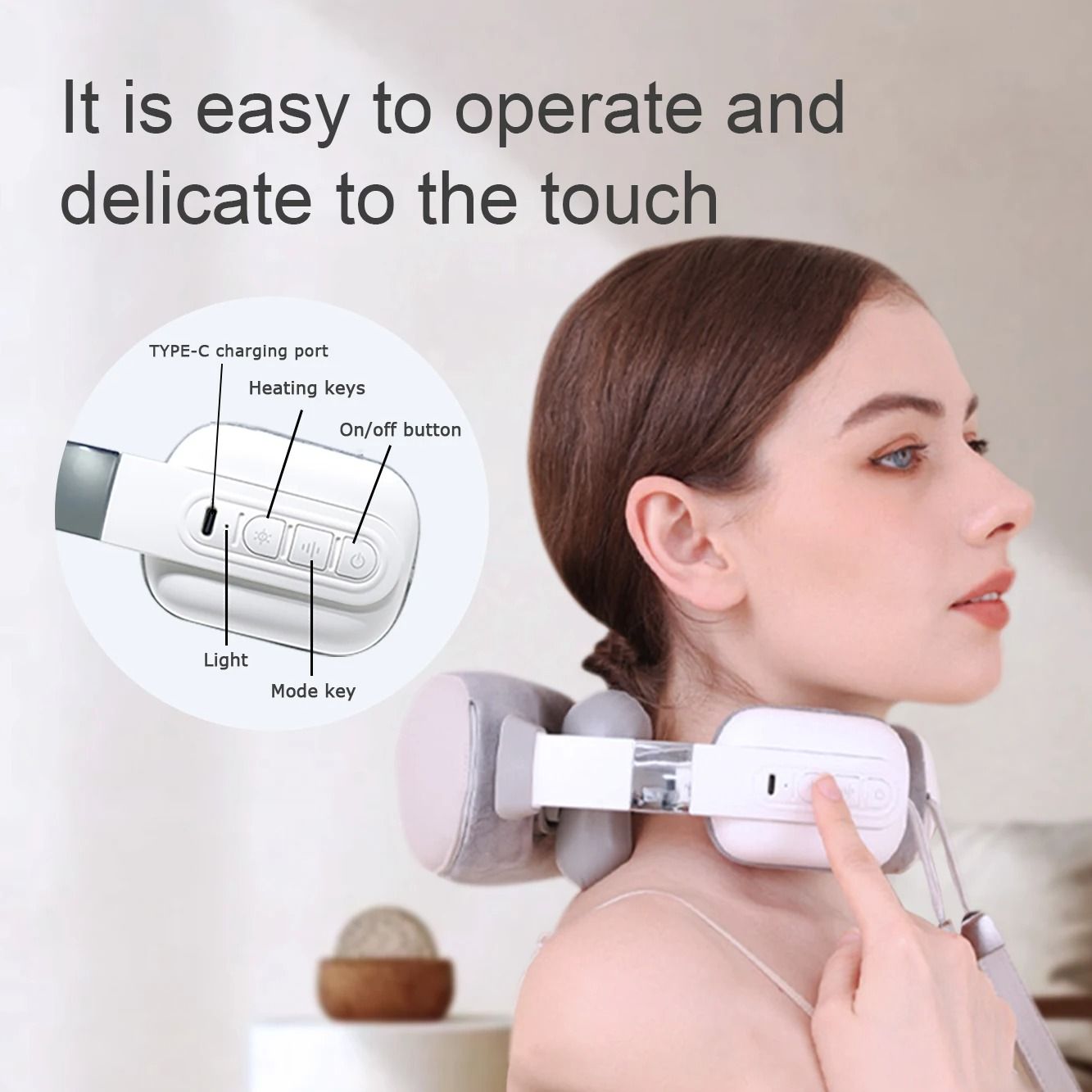 Simulated Finger Massage Shawl For Shoulder And Neck Relief 6