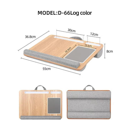 HomeEase SofaBed Laptop Desk With Embedded Mouse Pad  Antislip Double Groove Bar 8