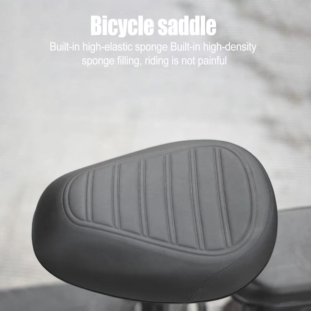 RideComfort Wide Spring Bike Saddle – Soft Breathable Shock-Absorbing Seat Cushion