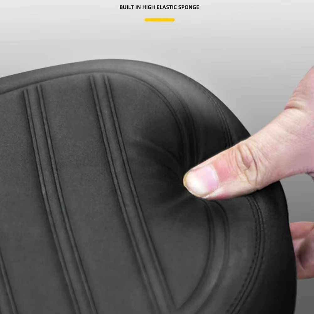 RideComfort Wide Spring Bike Saddle  Soft Breathable ShockAbsorbing Seat Cushion 3