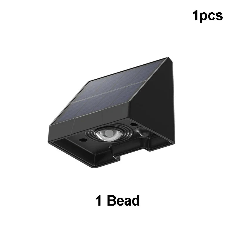 Solar Wall Light Outdoor Porch Lights Waterproof LED Automatic Lighting For Garden Yard Balcony Fen 6